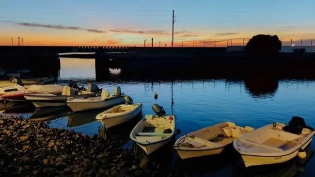 Boats in a marina, Faro, Portugal