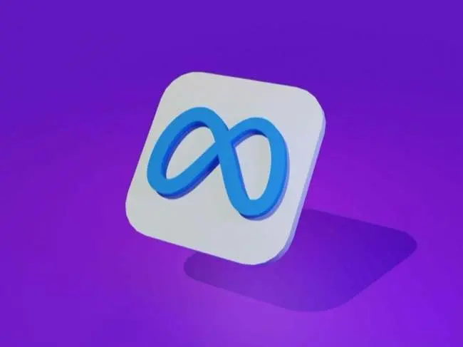 Icon that looks like the Meta logo