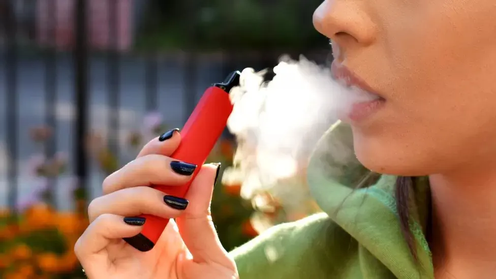 Someone vaping
