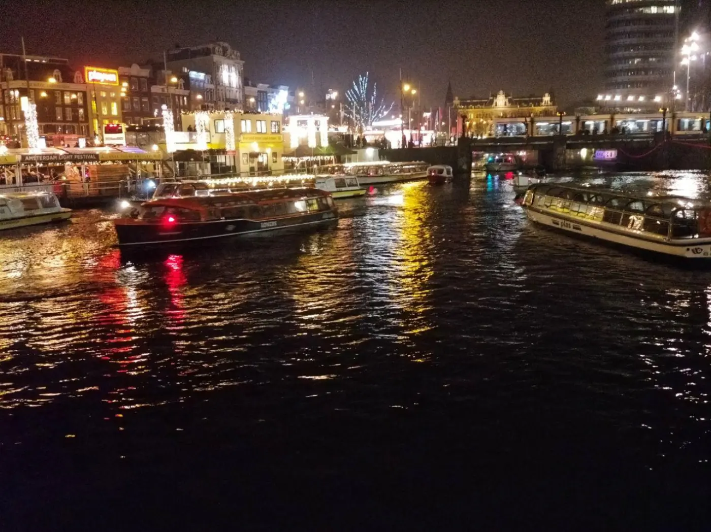 Amsterdam canal boats
