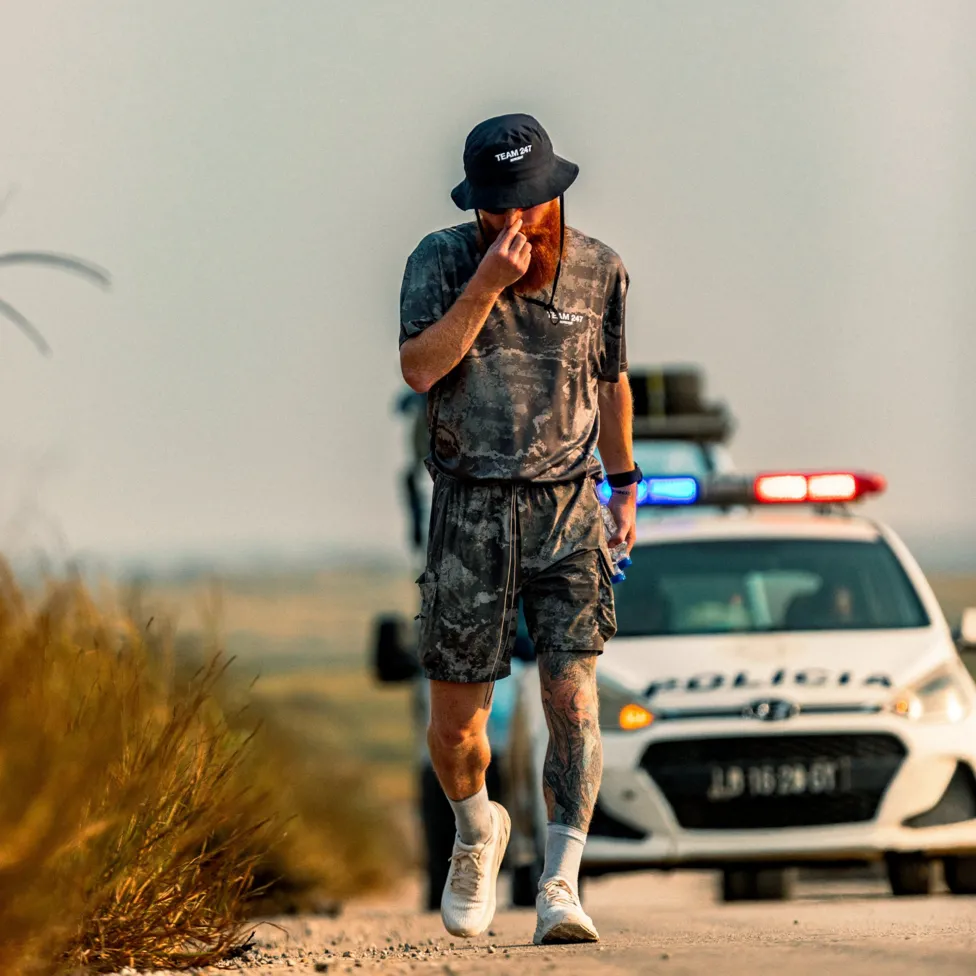 Russ Cook running in Africa