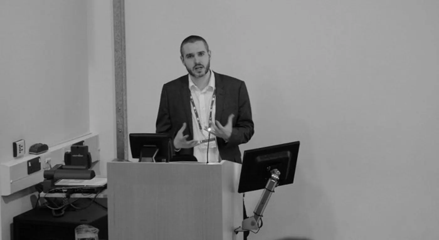 Doug presenting