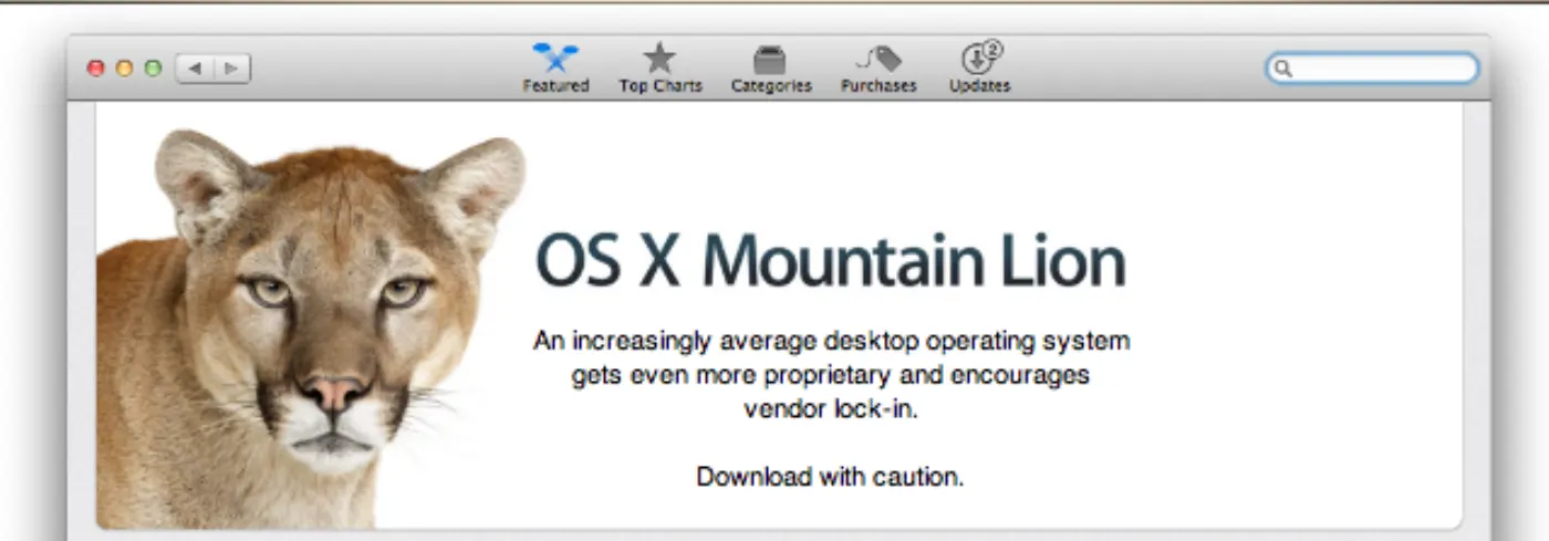 OSX Mountain Lion