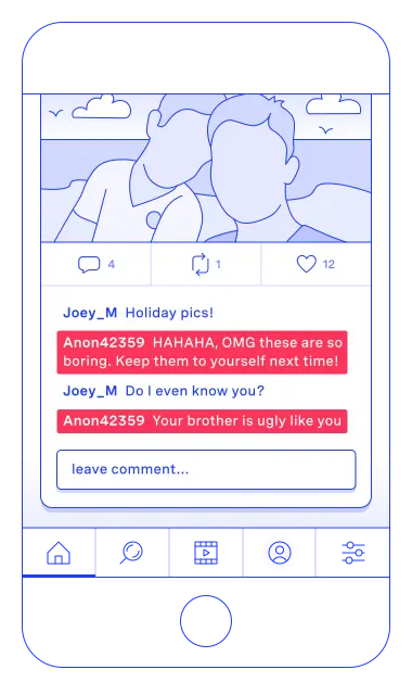 Chat app with anonymous user