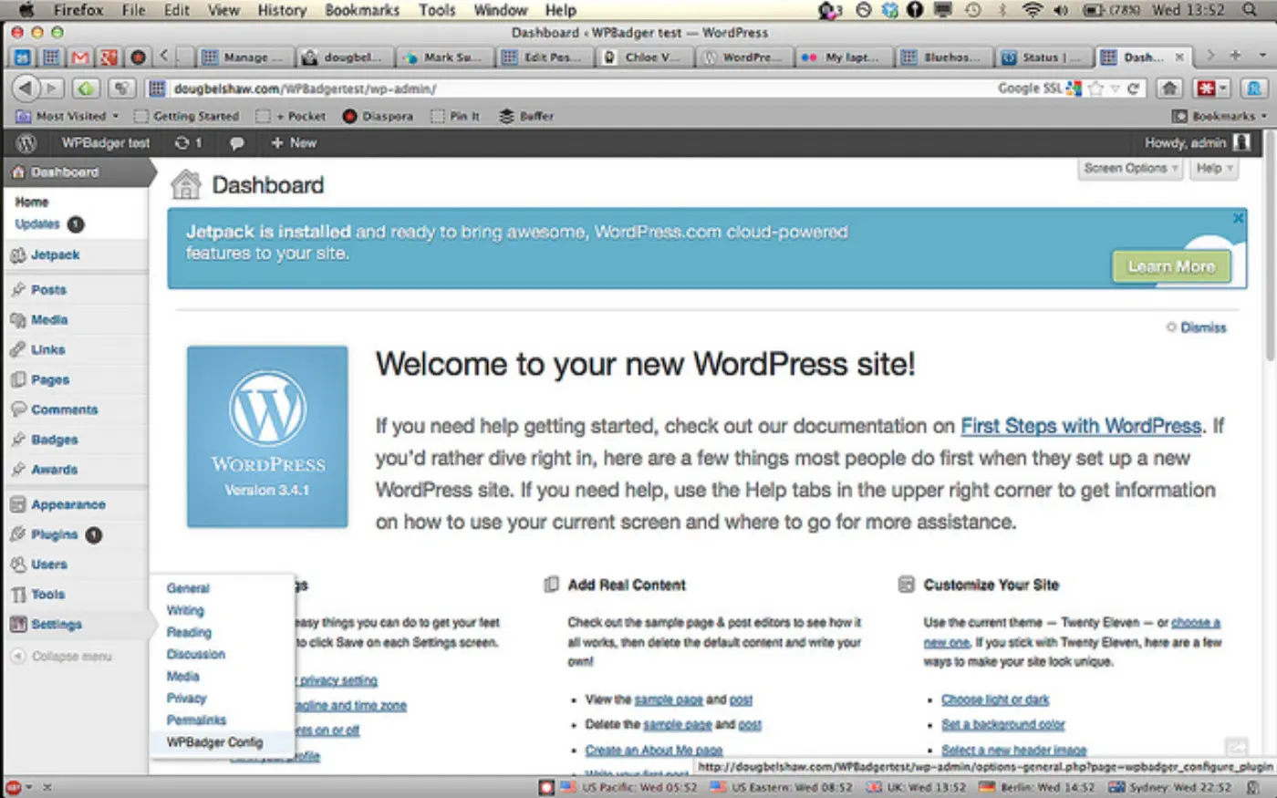 Install WordPress