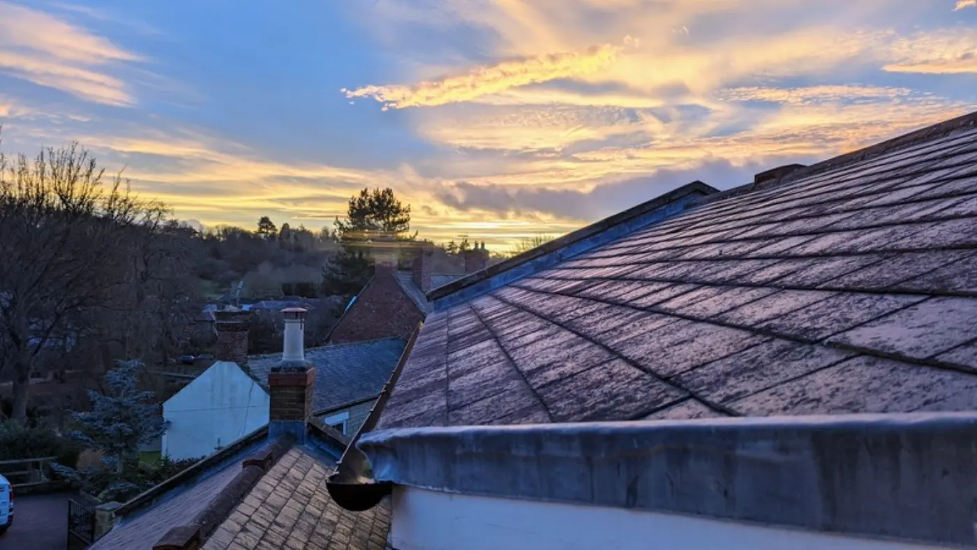 Sunset over Morpeth