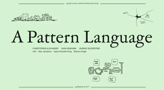 A Pattern Language graphic