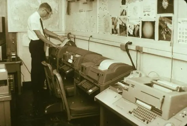 Equipment at the US Coast and Geodetic Survey geophysical observatory