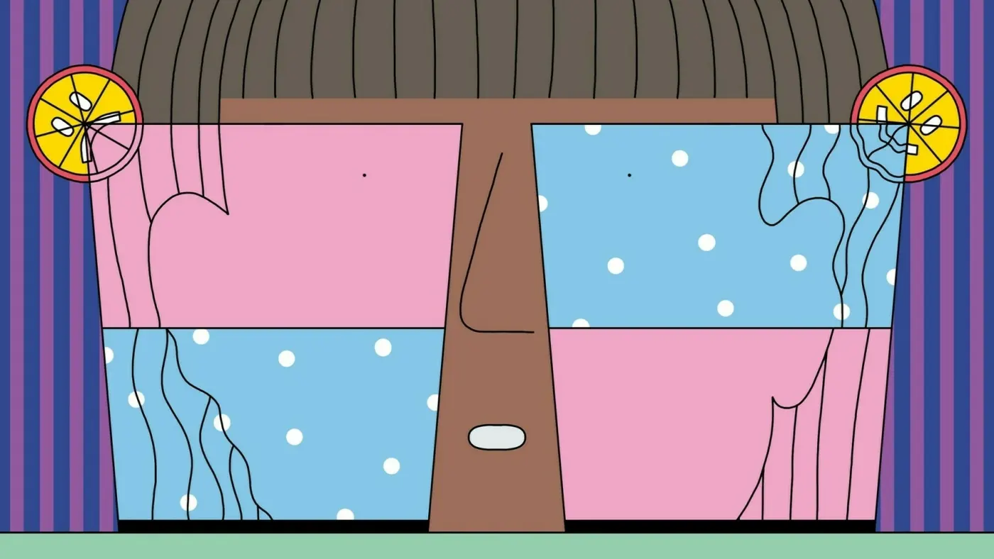 Image of half-full and half-empty cups