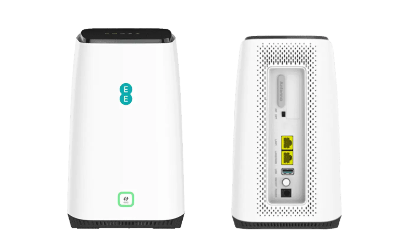 5GEE router (front and rear view)