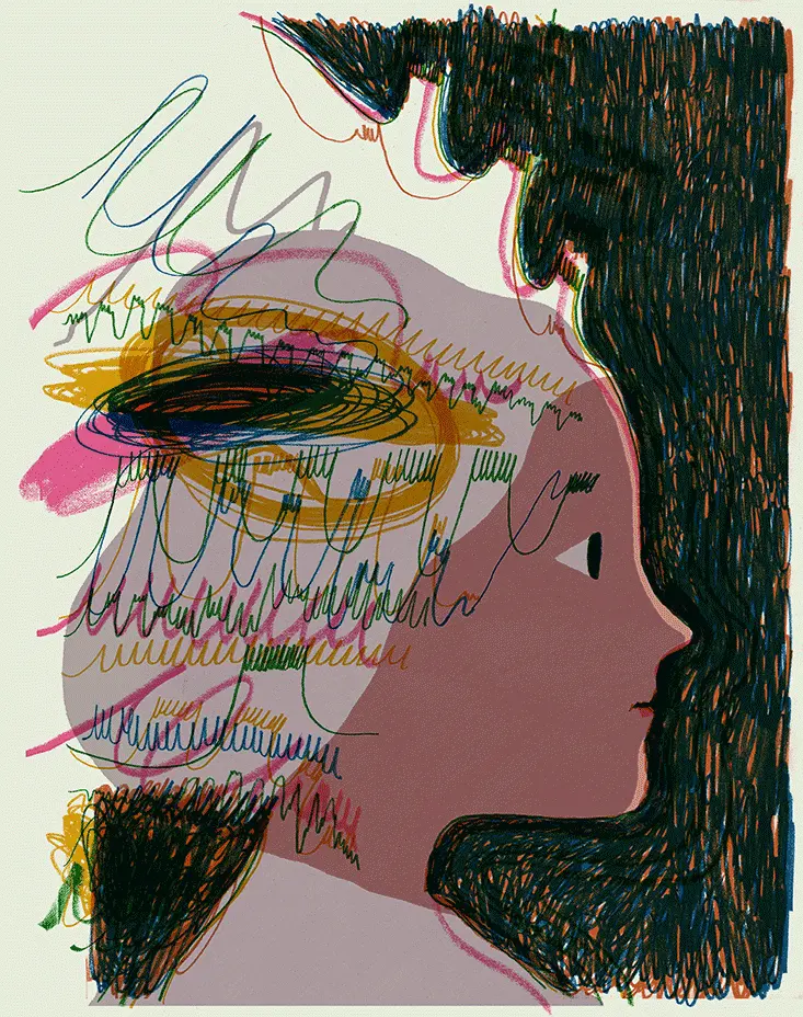 Illustration of a woman