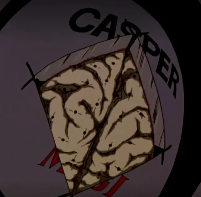 The CASPER super-computer from Neon Genesis Evangelion (1996).