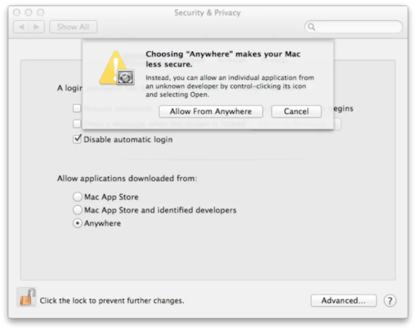 Mac 'Gatekeeper' feature