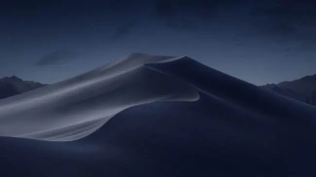macOS Mojave background wallpaper (sand dune in desert)