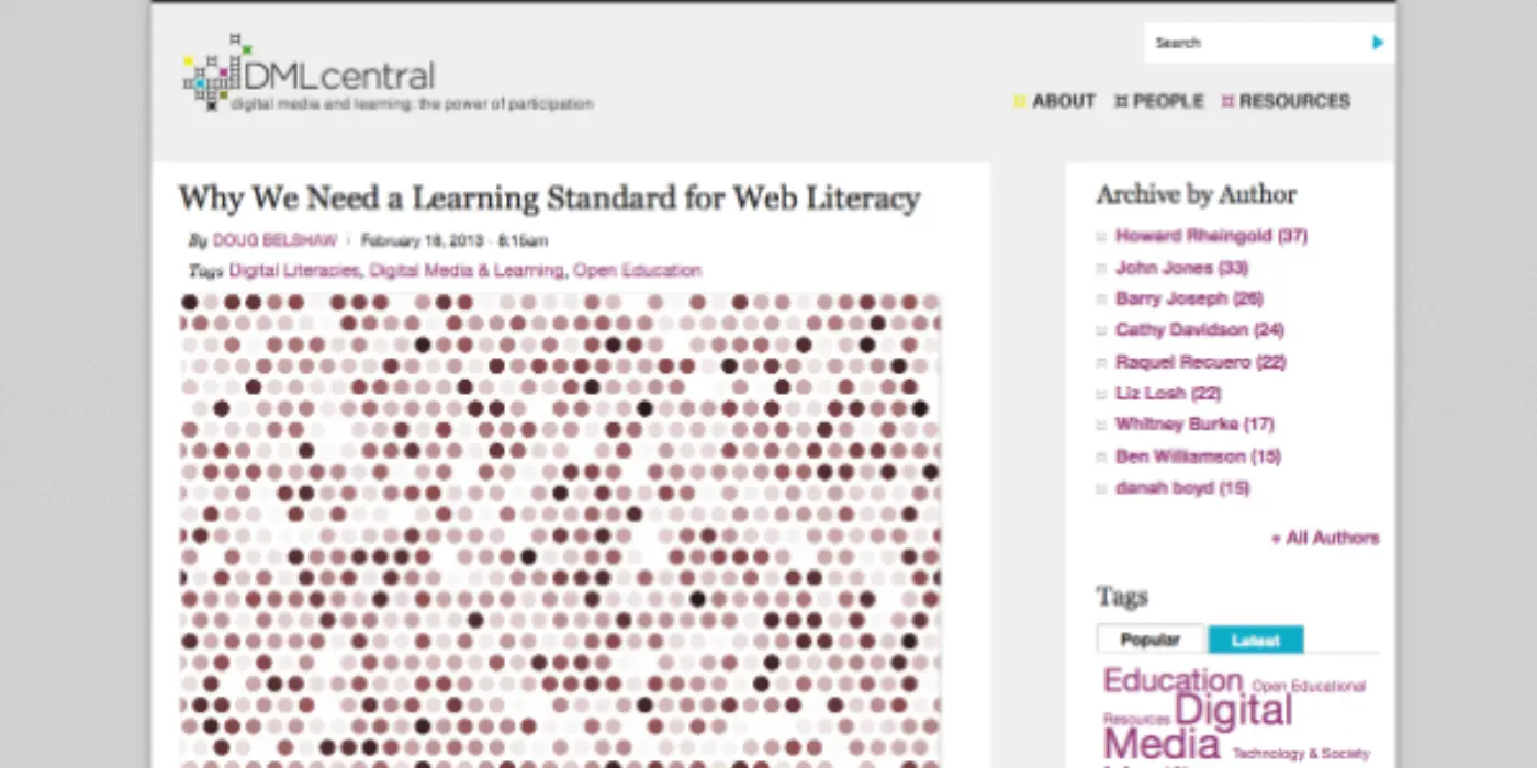 Web Literacy Standard specification