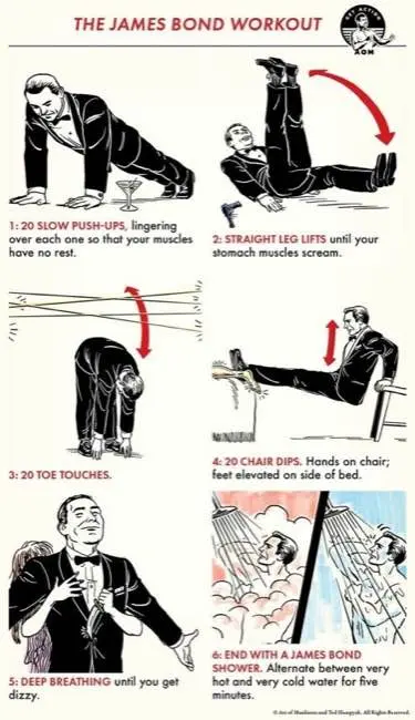 A series of exercises inspired by the James Bond novels