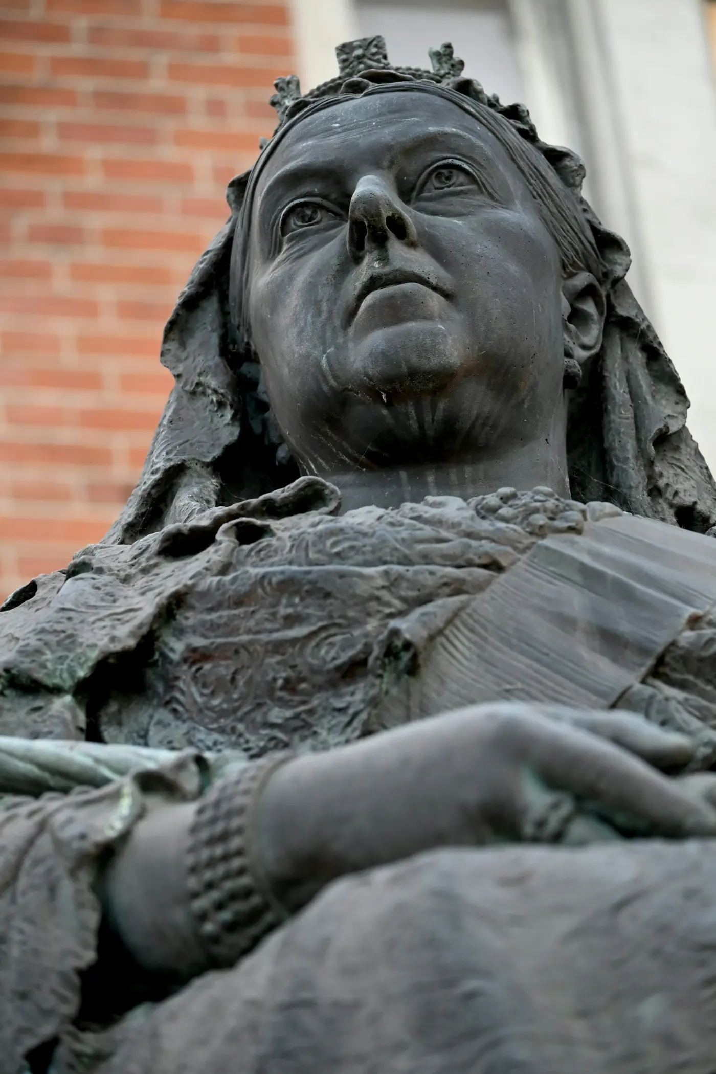 Statue of Queen Victoria in Croydon, London